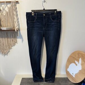 American Eagle Outfitters LONG Dark Indigo Skinny Jeans